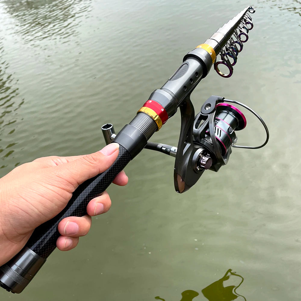 Carbon Rod & Reel Combo