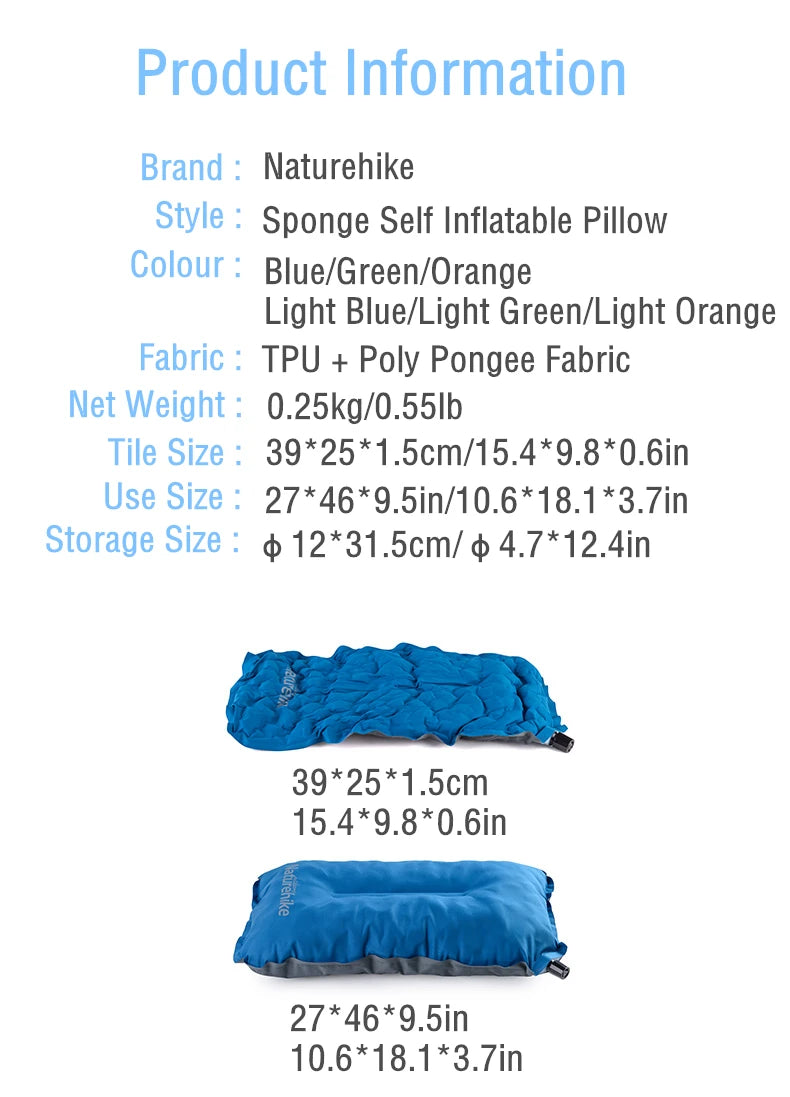 Inflatable Camping Pillow