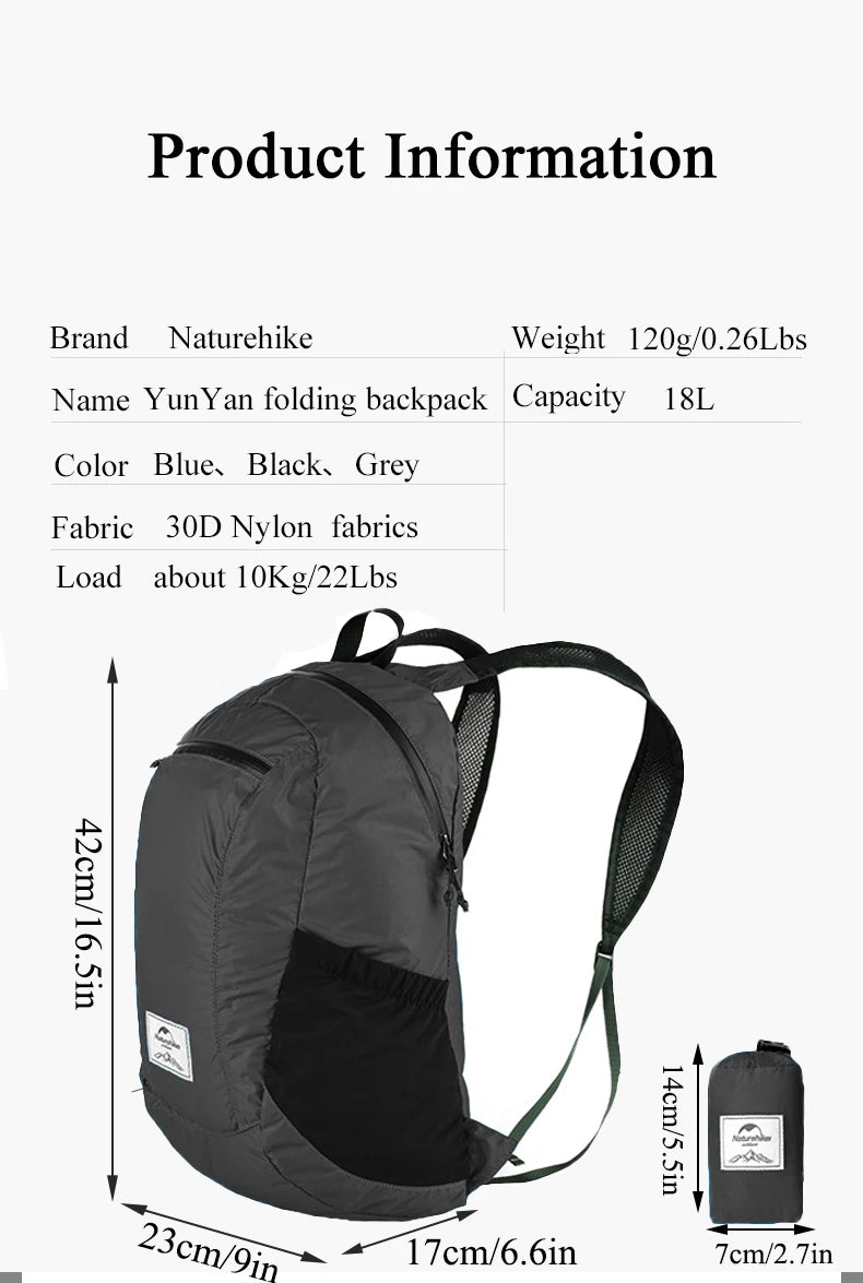 Collapsable Back Pack