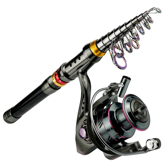 Carbon Rod & Reel Combo