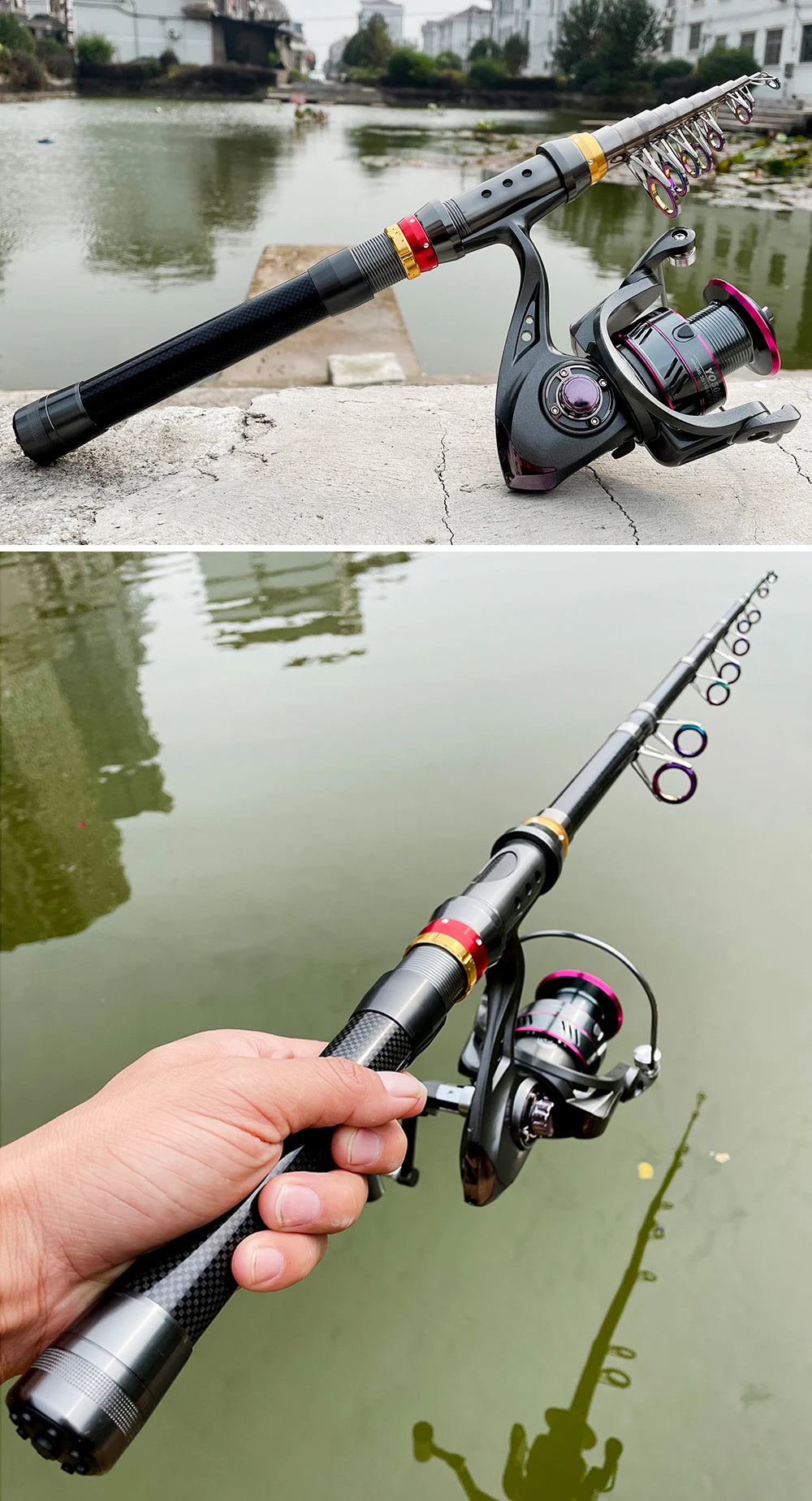 Carbon Rod & Reel Combo